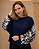 Blusa com Mangas Bordadas em Relevo - Imagem 3