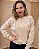 Blusa Tricot com Flores - Imagem 1