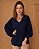 Blusa Ampla com Decote V - Imagem 3