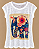 T-Shirt Feminina Estampada – Tamanho G - Imagem 7