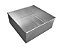 Forma De Bolo Quadrada 30x10 Alumínio Fundo Fixo - Imagem 1