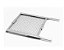 Grelha de Inox Furo Moeda Regulável com Abas 63/68,5cm - Imagem 1