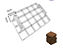 Cortador de Brownie 20 Pedaços 5x5x3 em Inox - Imagem 1