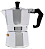 Cafeteira Italiana Manual Em Aluminio 3 Xícaras 150ml Cor Prateado - Imagem 1
