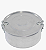Marmita Pequena Redonda N 12 Em Aluminio 500 Ml - Imagem 1