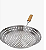 Frigideira Inox Para Grelhar 2 Em 1 Churrasqueira 30cm - Imagem 1