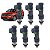 Kit Com 06 Bicos Injetor Dodge Journey 2.7 6cc 0280158028 - Imagem 1