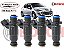 Kit 4x Bicos Injetores Bosch Peugeot 307 C4 C5 0280157141 - Imagem 1