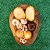 Gamela / Fruteira Artesanal Rústica de Madeira - Imagem 3