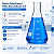 Frasco Erlenmeyer de Vidro Borosilicato 3.3, Graduado com Boca Estreita - Imagem 3