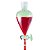 Funil de Separação Squibb de Vidro Borosilicato 3.3, com Tampa Plástica e Torneira de PTFE - Imagem 2