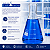 Frasco Kitazato de Vidro Borosilicato 3.3, Graduado, Com Saída Superior de Vidro - Imagem 2