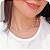 Choker com Pedras Peroladas - Banhada a Ouro 18k - Imagem 1