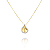 Pingente Concha com Acabamento em Microzircônias - Banhado a Ouro 18k - Imagem 2