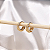 Brinco Argolinha de Click P Fosca - Banhado a Ouro 18k - Imagem 2