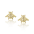 Brinco Abelha P - Banhado a Ouro 18k - Imagem 2