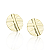 Brinco Orgânico Redondo - Banhado a Ouro 18k - Imagem 2