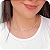 Choker de Pérolas Encapsuladas - Banhada a Ouro 18k - Imagem 1