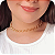 Choker em Elo Portugês - Banhada a Ouro 18k - Imagem 1