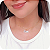 Corrente Cingapura com Pingente Plaquinha Love - Banhada a Ouro 18k - Imagem 1