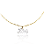 Corrente Cingapura com Pingente Plaquinha Love - Banhada a Ouro 18k - Imagem 2