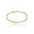 Pulseira com Chapinhas de Mini Corações - Banhada a Ouro 18k - Imagem 3
