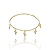 Pulseira Grumet com Pingentes de Cruz - Banhada a Ouro 18k - Imagem 3