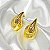 Brinco de Gota G - Banhado a Ouro 18k - Imagem 2