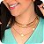 Choker Trevos em Madrepérola - Banhada a Ouro 18k - Imagem 1