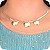 Choker Malha 4mm com Trio de Círculos - Prata 925 - Imagem 1