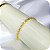 Pulseira Masculina Elos Quadrados Pequenos - Banhada a Ouro 18k - Imagem 2