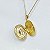 Pingente Relicário Oval Estilo Vintage - Banhado a Ouro 18k - Imagem 3