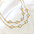 Choker Duplo de Trevos em Madrepérola 10 Propósitos - Banhada a Ouro 18k - Imagem 2