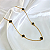 Colar de Trevos em Pedra Preta 5 Propósitos - Banhado a Ouro 18k - Imagem 2