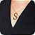 Colar de Letra S com Trevo - Design Próprio - Banhado a Ouro 18k - Imagem 1