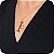 Colar de Letra I com Trevo - Design Próprio - Banhado a Ouro 18k - Imagem 1