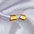 Brinco Meia Argola Lisa - Banhado a Ouro 18k - Imagem 2