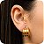 Brinco Argola P Tripla - Banhado a Ouro 18k - Imagem 1