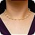 Choker de Pérolas Redondas Barrocas - Banhado a Ouro 18k - Imagem 1