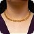 Choker de Elos com Bolinhas - Banhado a Ouro 18k - Imagem 1
