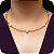 Choker de Aro com Pérolas - Banhado a Ouro 18k - Imagem 1