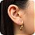 Conjunto Multicolor de Choker + Brinco + Pulseira de Pedras - Banhada a Ouro 18k - Imagem 2