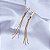Brinco de Fios Dourados - Banhado a Ouro 18k - Imagem 2