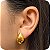 Brinco de Gota Oca P - Banhado a Ouro 18k - Imagem 1