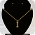 Colar de Letra I Simples - Imagem 1