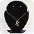 Colar de Letra K Simples - Imagem 1