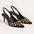 SCARPIN MARROM TACHAS - Imagem 1