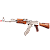 LCT AEG AK LCKM STAINLESS AIRSOFT RIFLE CHROME - Imagem 1