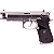 WE CO2 4.5MM M9A1 AIRGUN PISTOL CHROME - Imagem 1