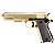 WE GBB 1911 A1 BLOWBACK AIROSFT PISTOL GOLD - Imagem 1
